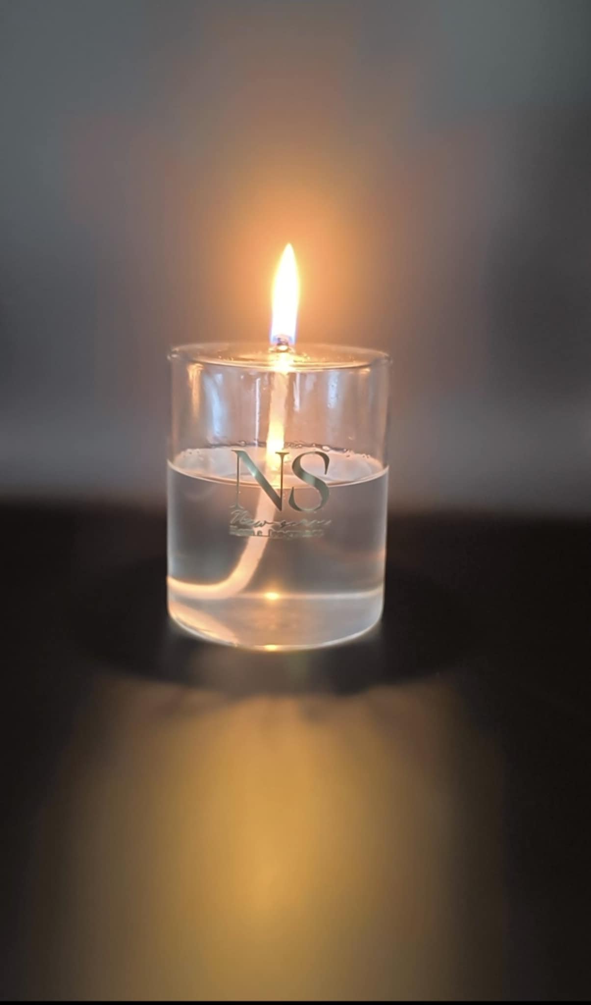 Lampe à huile cylindrique