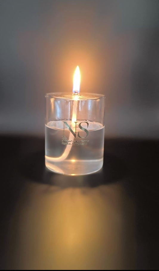 Lampe à huile cylindrique