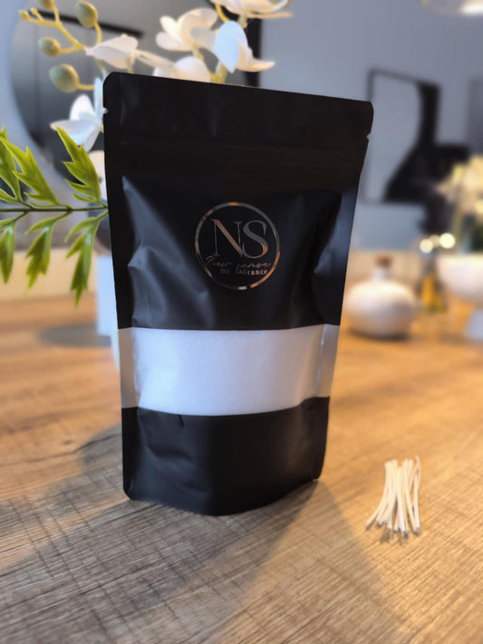 Recharge bougie sable 200gr +15 mèches