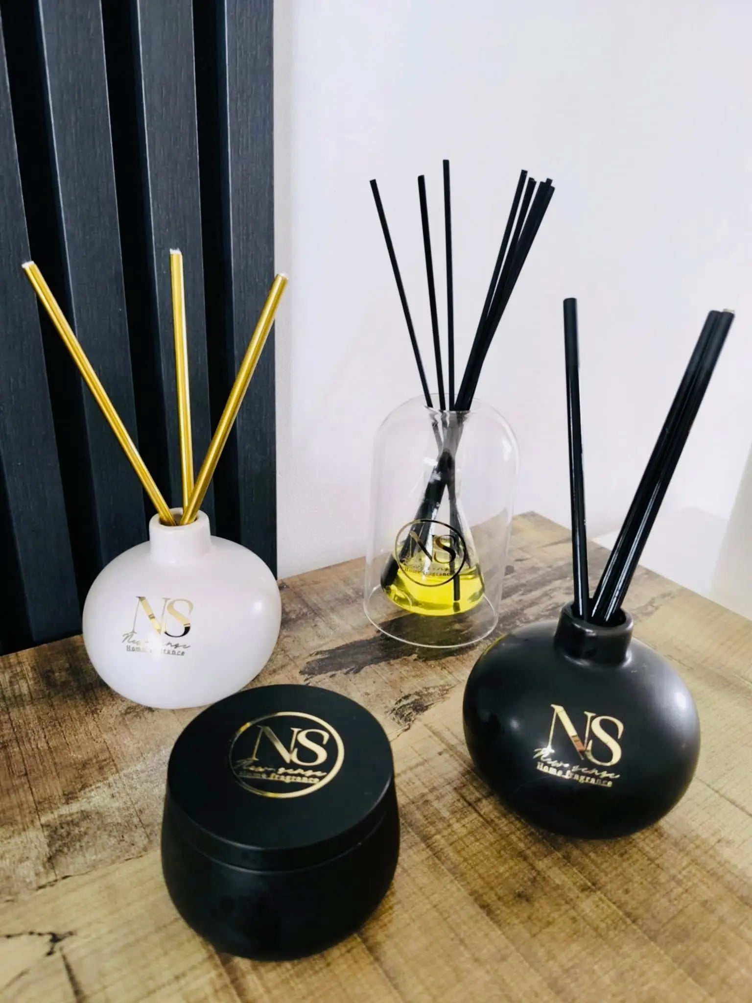 Pack Signature NewSense — Bougie, Diffuseur & Lampe à Huile Parfumés New sense home fragrance